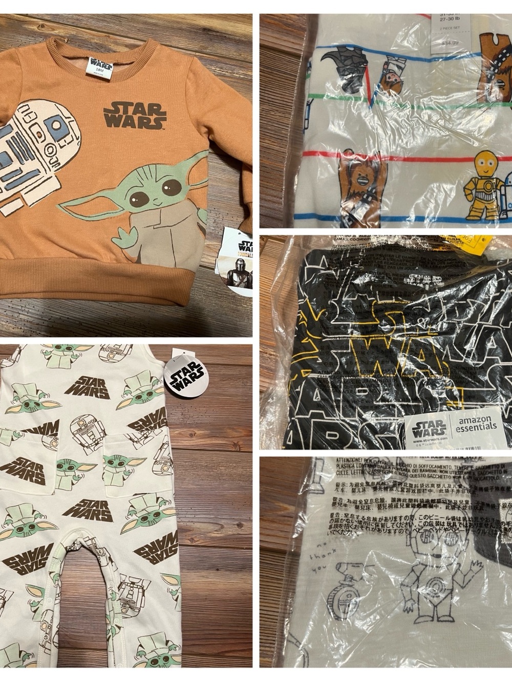 Star Wars Baby Toddler Clothing Lot 18-24 mo